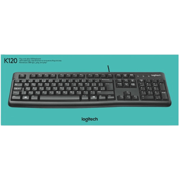 Logitech K120 USB Standard Computer Keyboard