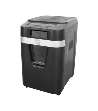 HP Pro Shredder Auto 200MC – Auto Feed 200 Sheets, 10-Sheet Manual Micro-Cut Shredder