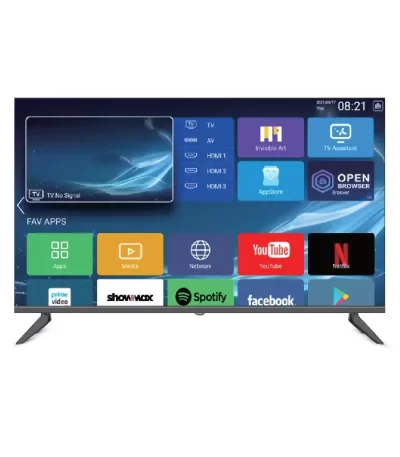 Vision Plus 43″ Frameless Smart Android Full HD LED TV – VP8843SF
