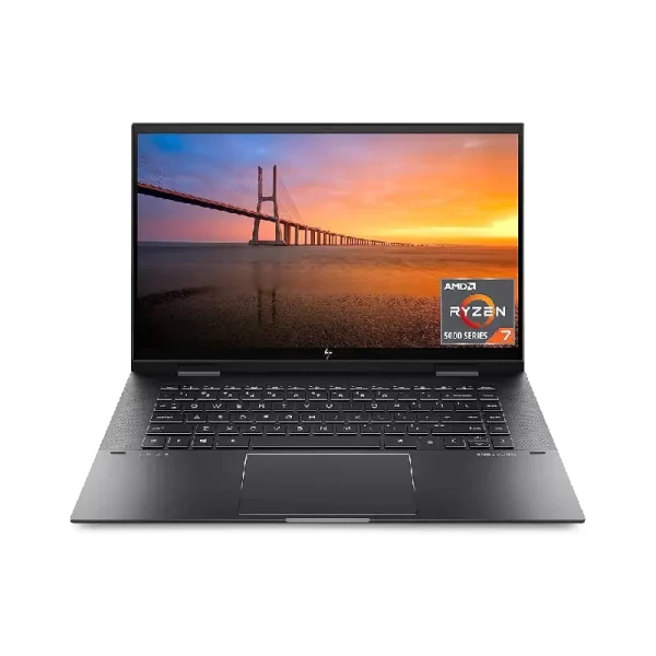 HP Envy x360 15-ey0xxx Ryzen 7 5825U – 16GB RAM, 512GB SSD, 15.6-Inch Touchscreen Laptop