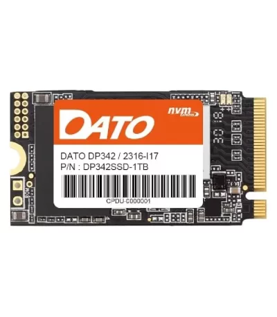 DATO 1TB M.2 NVMe SSD 2242 – High-Speed Storage Upgrade