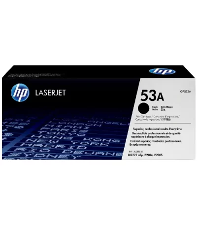 HP 53A Black Original LaserJet Toner Cartridge – Reliable Printing Solution