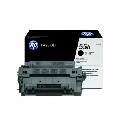 HP 55A Black Original LaserJet Toner Cartridge – High Yield