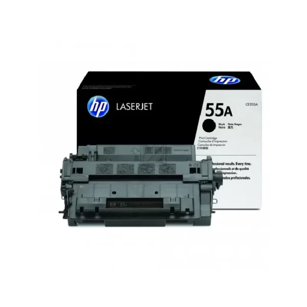 HP 55A Black Original LaserJet Toner Cartridge – High Yield