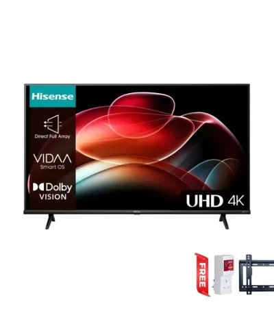 Hisense 43″ A6Q UHD 4K Smart Frameless Vidaa TV – 43A6QKEN (2026 Model)