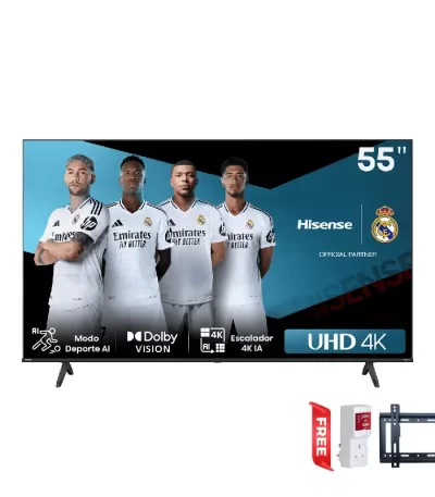Hisense 55″ A6Q UHD 4K (2026) Smart Frameless VIDAA TV – 55A6QKEN