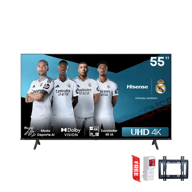Hisense 55″ A6Q UHD 4K (2026) Smart Frameless VIDAA TV – 55A6QKEN