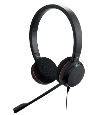 Jabra Evolve 20 MS Stereo USB-A Headband – Noise Cancelling Business Headset