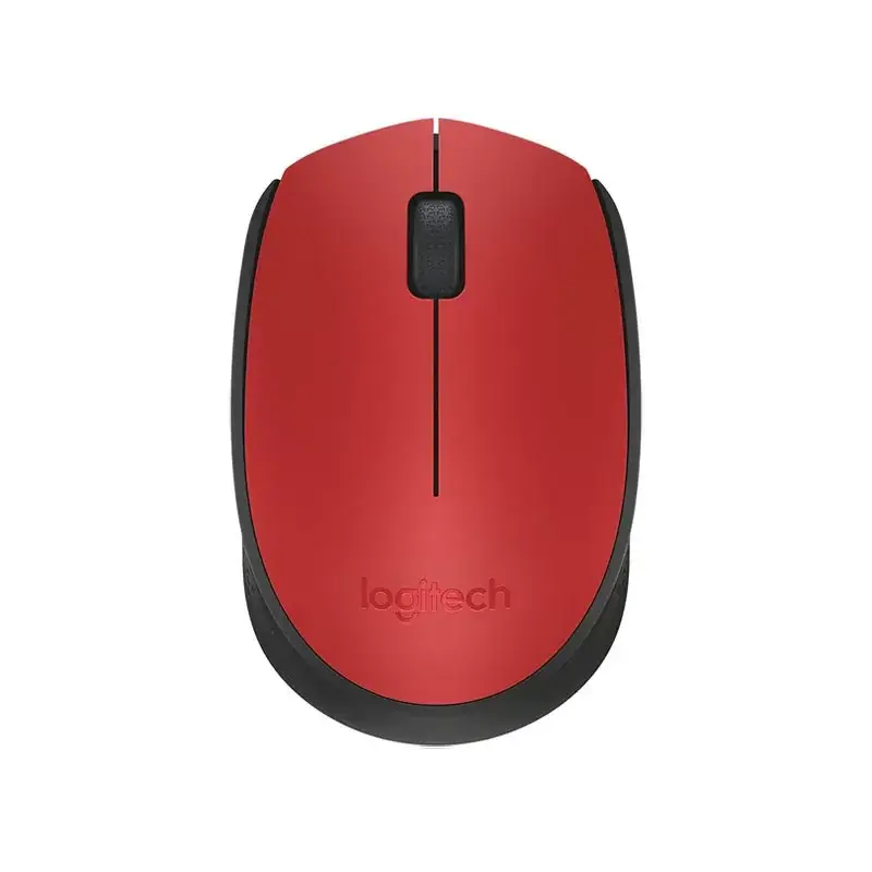 Logitech M171 Wireless Mouse Logitech Wireless Mouse M171 Red – 2.4GHz Optical Mouse
